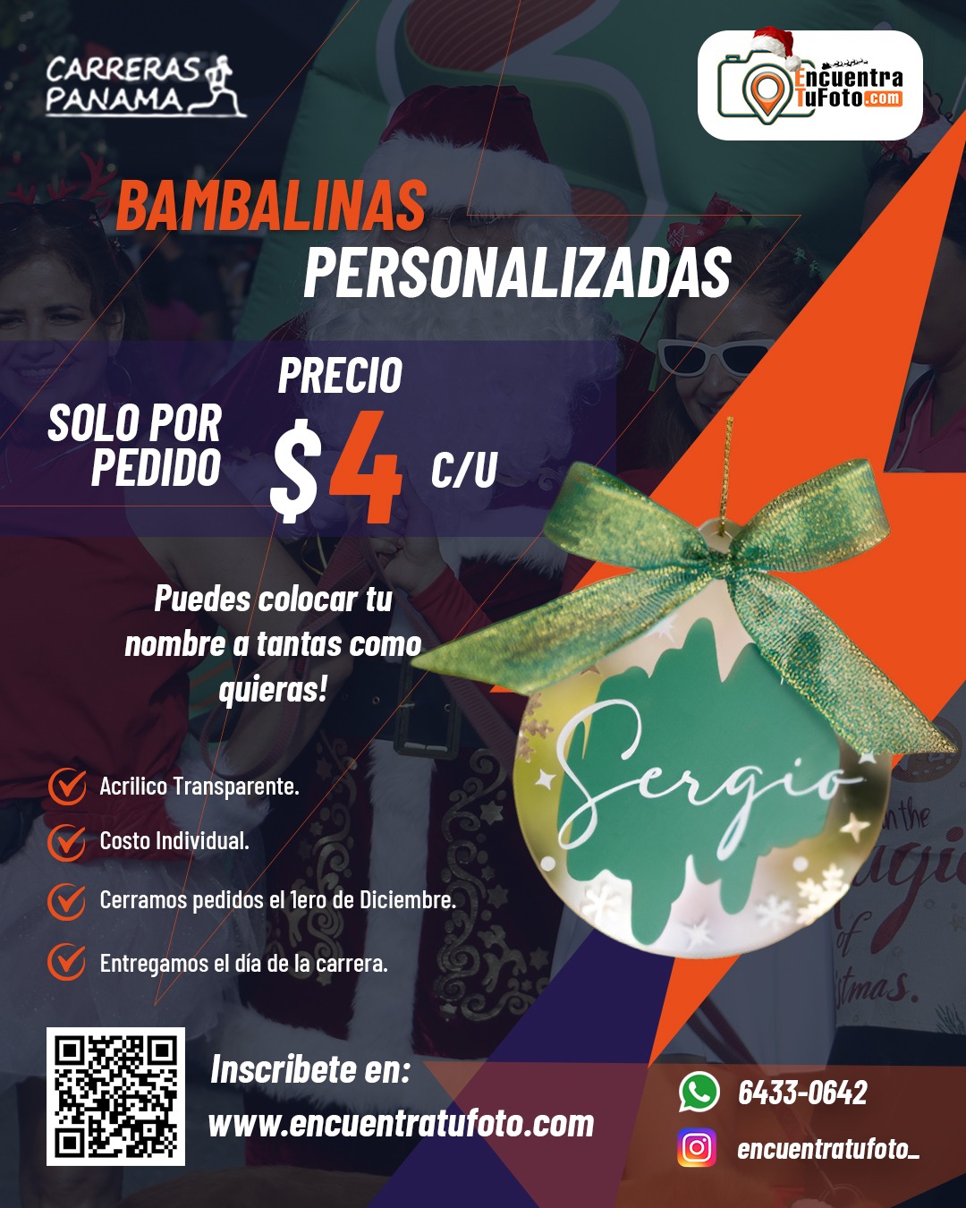 Esferas/Bambalinas Personalizadas!